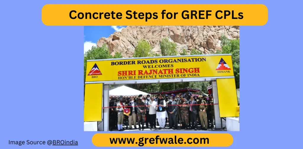 Concrete Steps for GREF CLPs