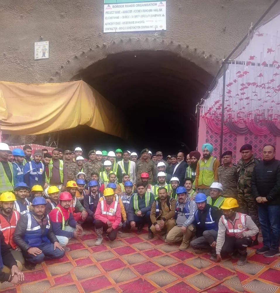 The Naushera tunnel, which was built by General Reserve Engineer Force 